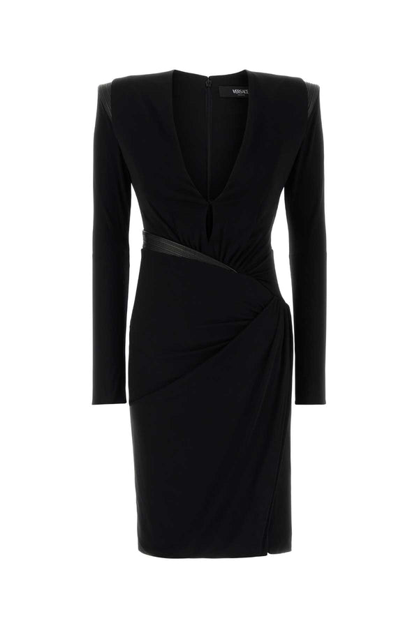 Versace Dress Outer: 95% Viscose dress in black