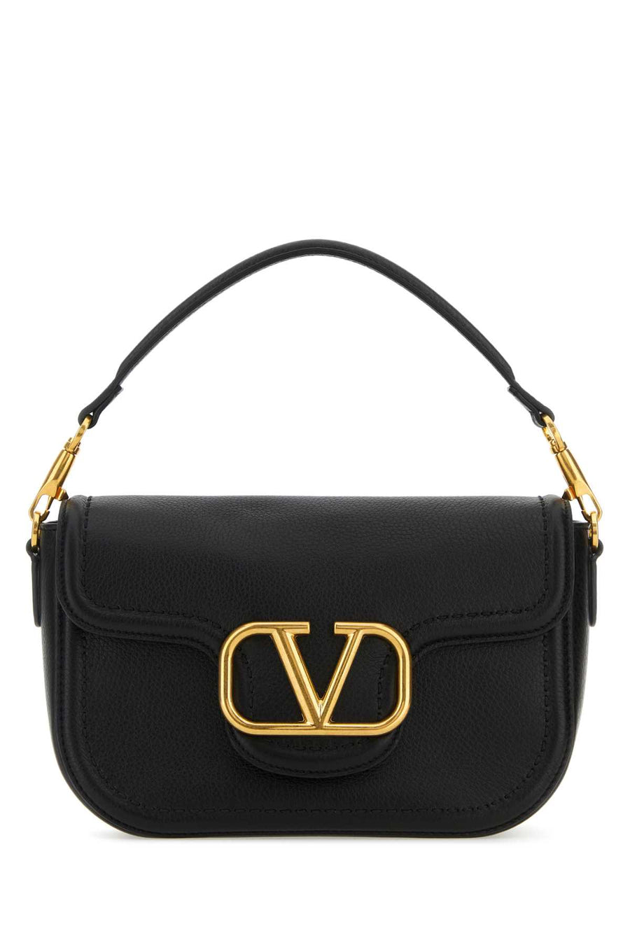 Valentino Garavani Calf leather shoulder bag in black