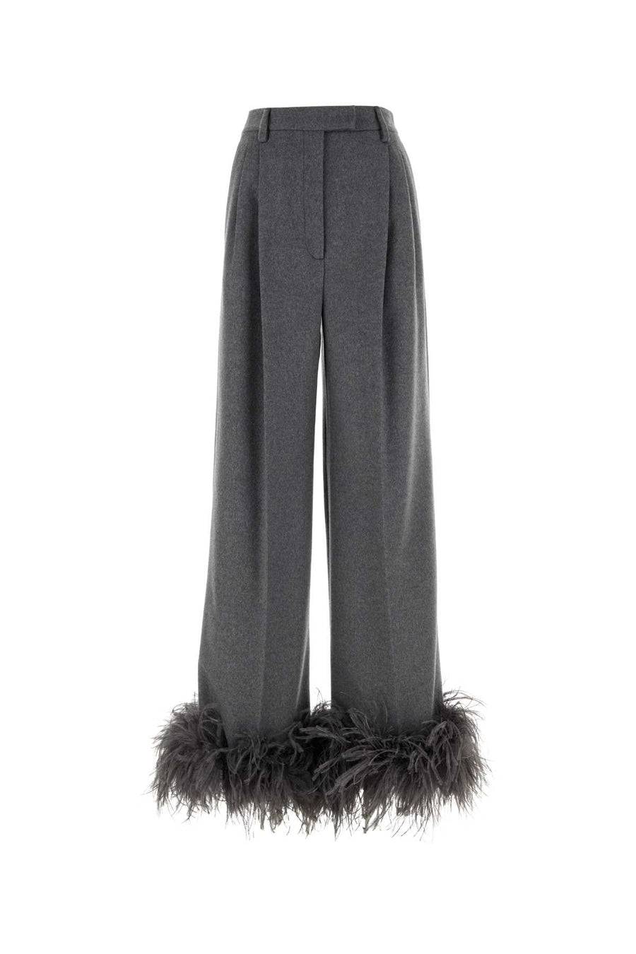 Prada 100% Cashmere (body) trousers in gray