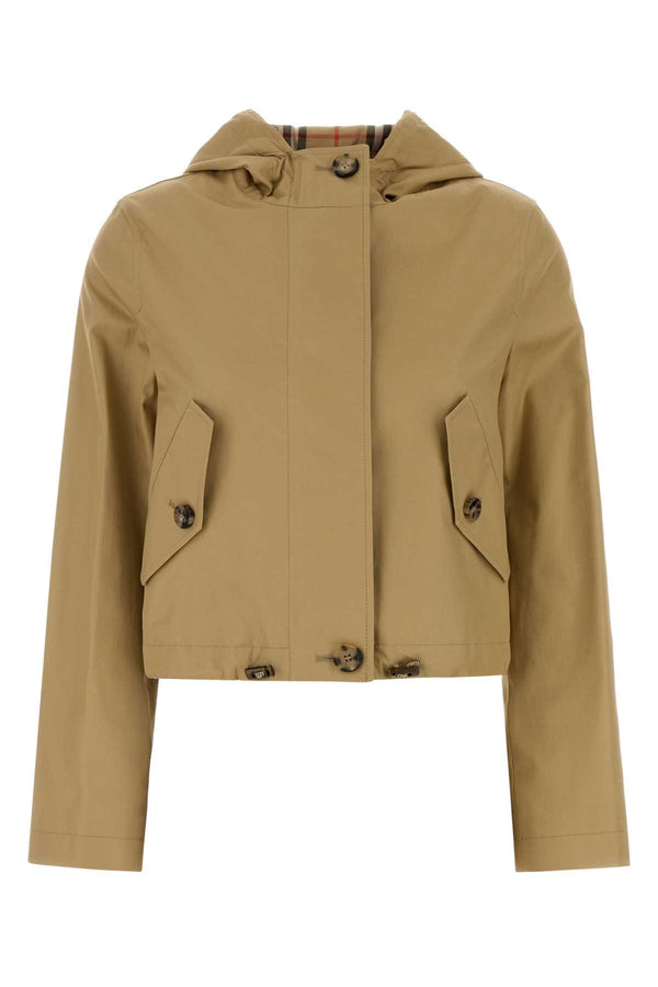 Burberry Exterior: 100% Cotton; Lining: 100% Cotton jacket in beige