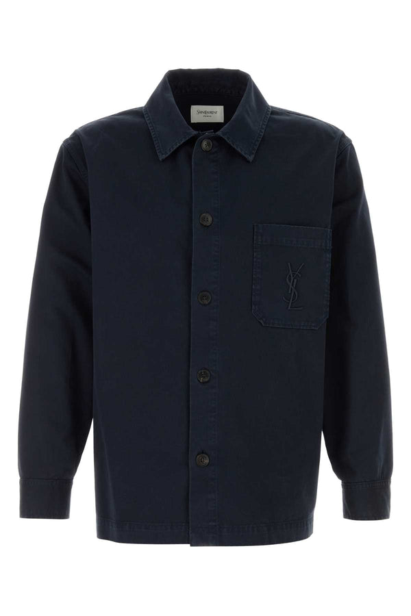 Saint Laurent 100% Cotton shirt in navy