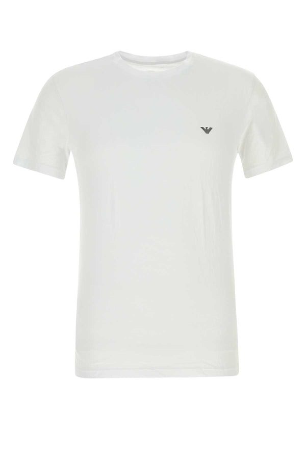 Emporio Armani 95% Cotton t-shirt in white