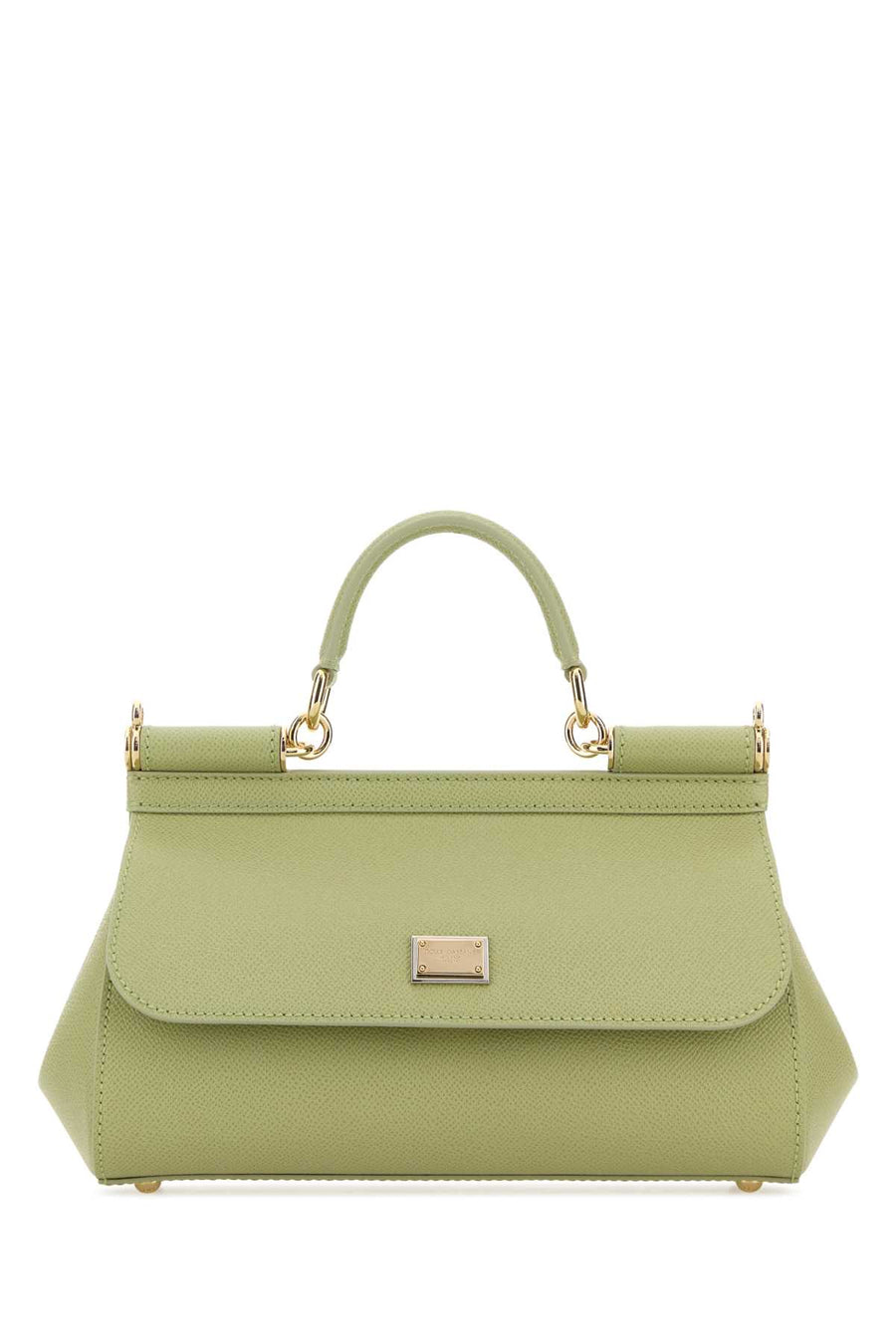Dolce & Gabbana 100% Vitello top handle bag in green