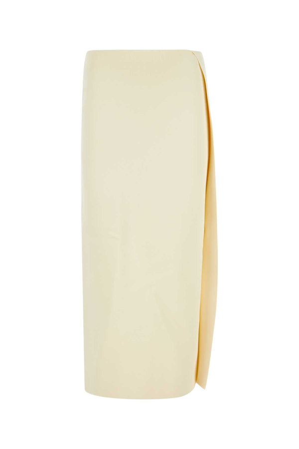 Jil Sander 83% Viscose skirt in beige