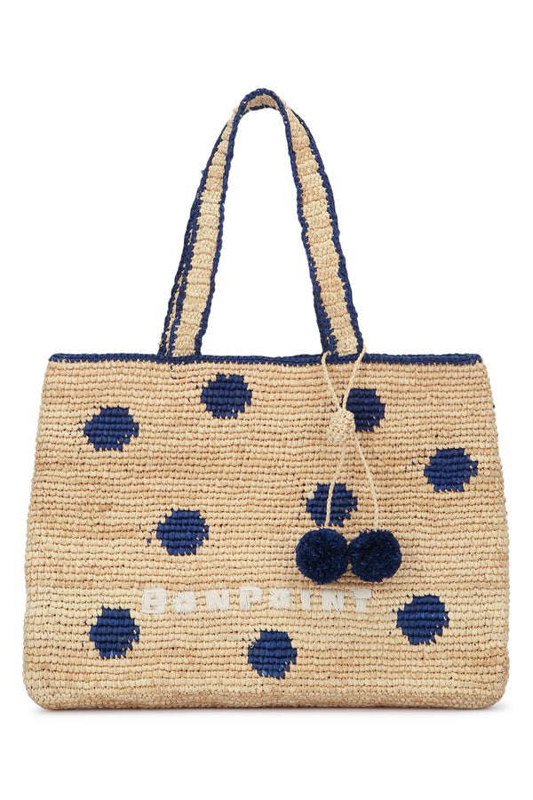 Sac Esma Po Marine Raphia Borse A Mano