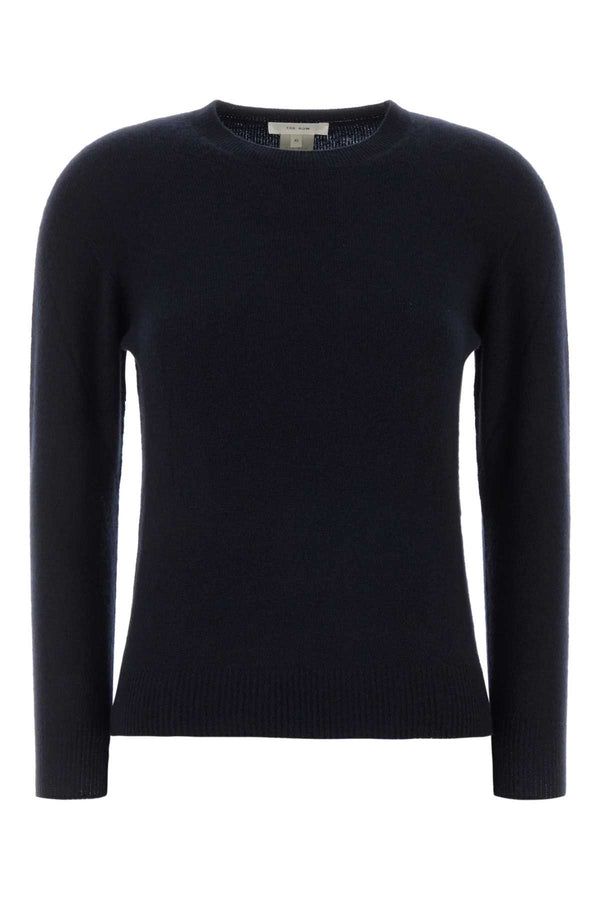 The Row 100% Cashmere sweater in navy