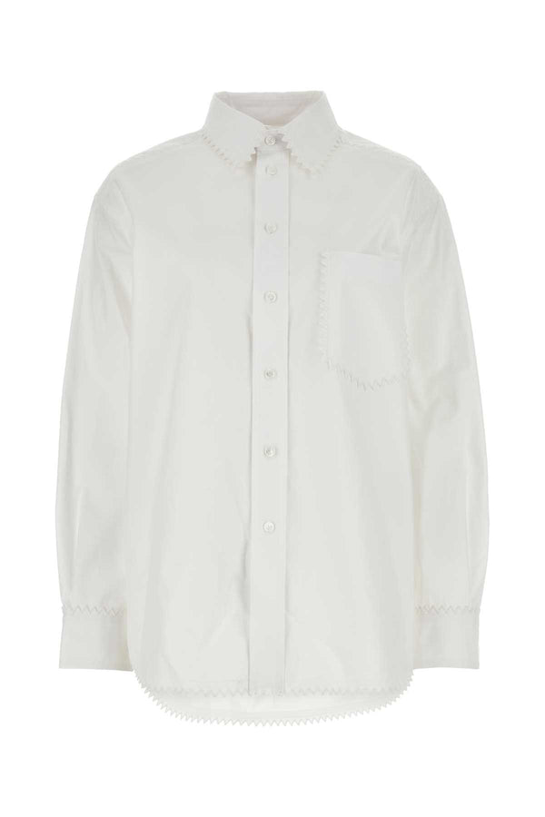Bottega Veneta 100% Cotton shirt in white