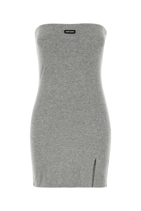 Miu Miu 100% Cotton dress in gray