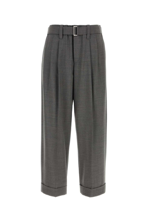 Brunello Cucinelli 75% Virgin wool trousers in gray