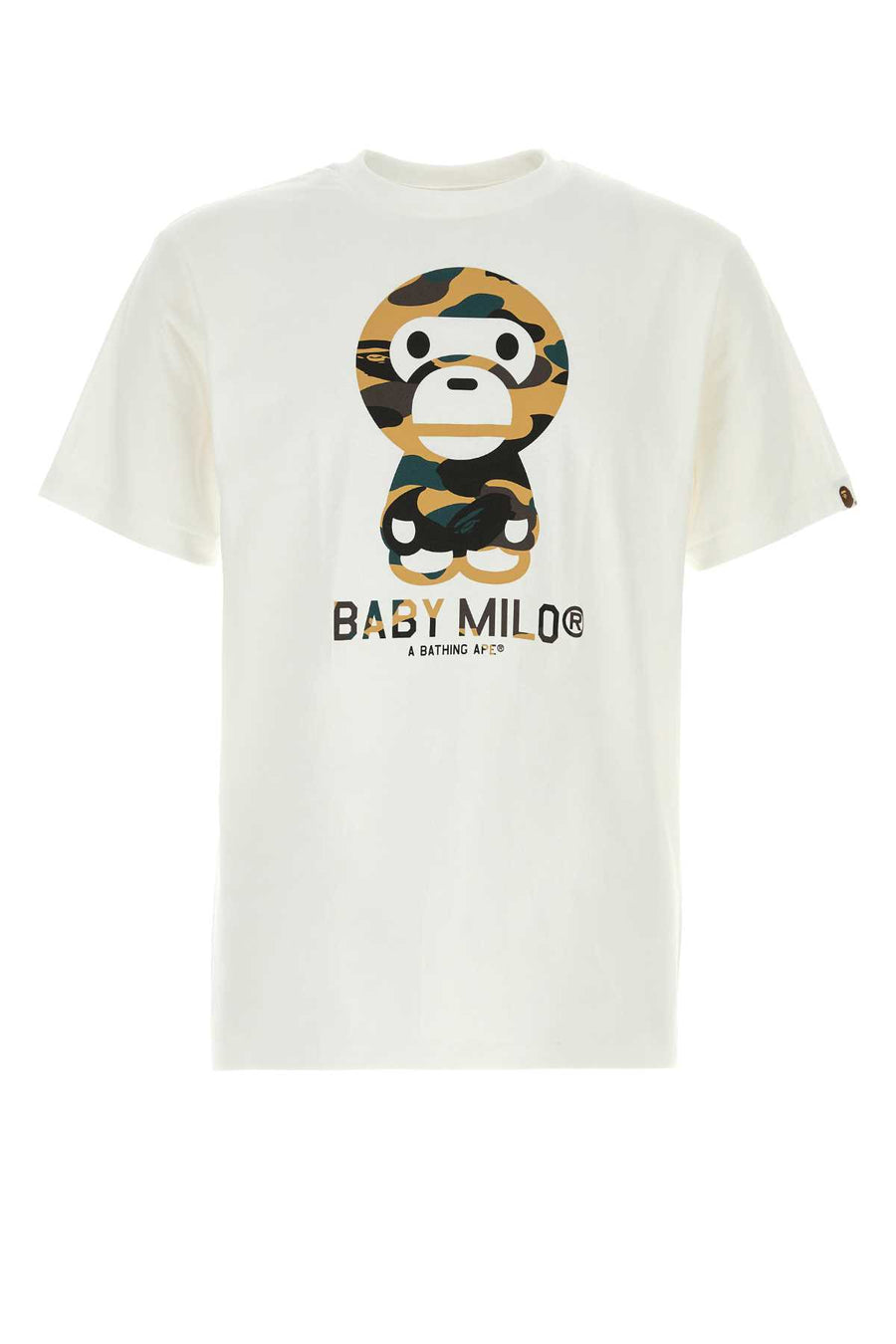Bape Camo 100% Cotton t-shirt in white