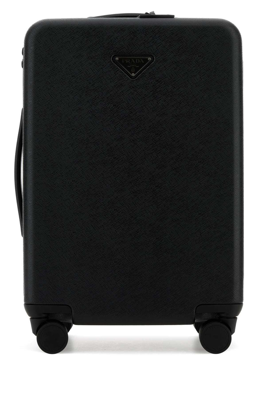 Prada Materiali 100% Polycarbonate trolley in black