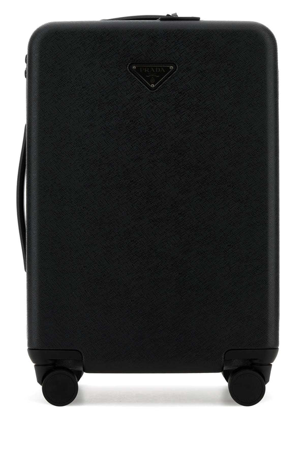 Prada Materiali 100% Polycarbonate trolley in black