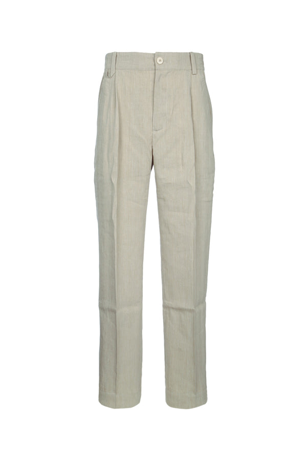 Le Pantalon Croisiere Beige Pantaloni