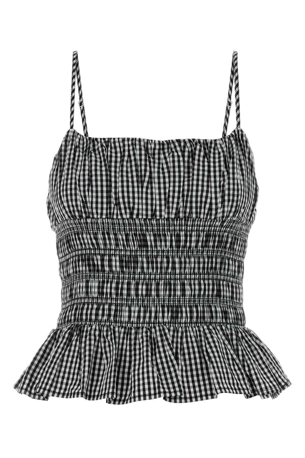 Michael By Michael Kors 100% Cotton tank top in black