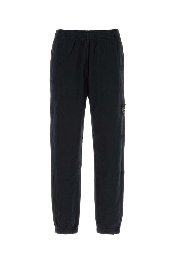 Stone Island 100% Cotton joggers in navy