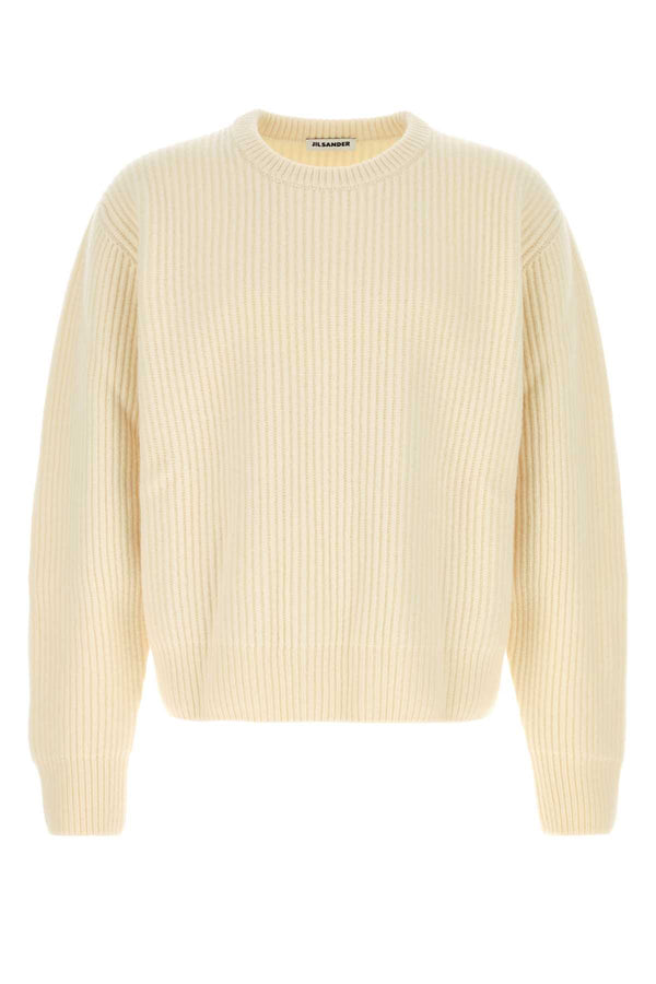 Jil Sander 100% Wool sweater in beige