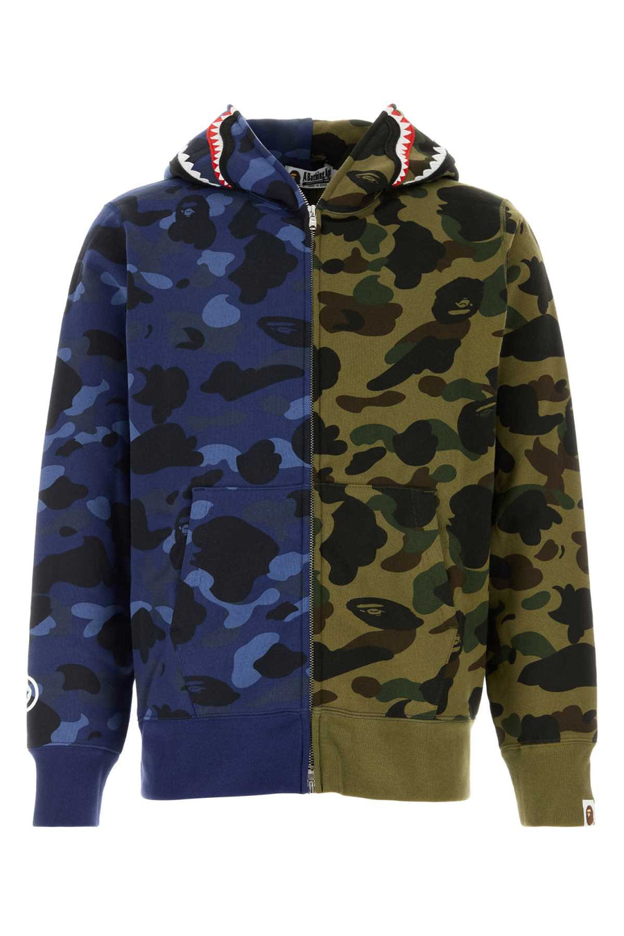 Bape Camo 100% Cotton hoodie in navy
