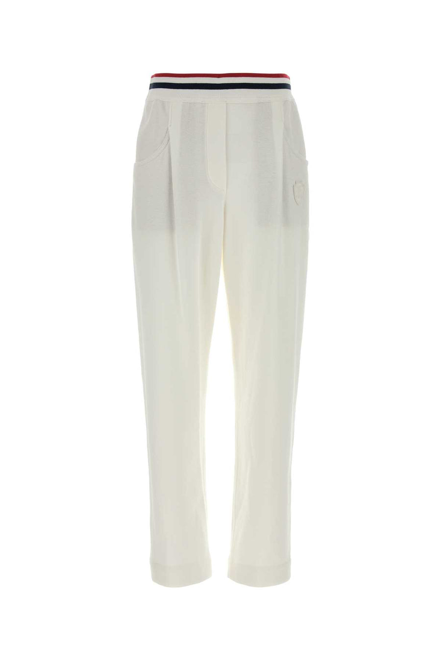 Brunello Cucinelli 93% Cotton joggers in white