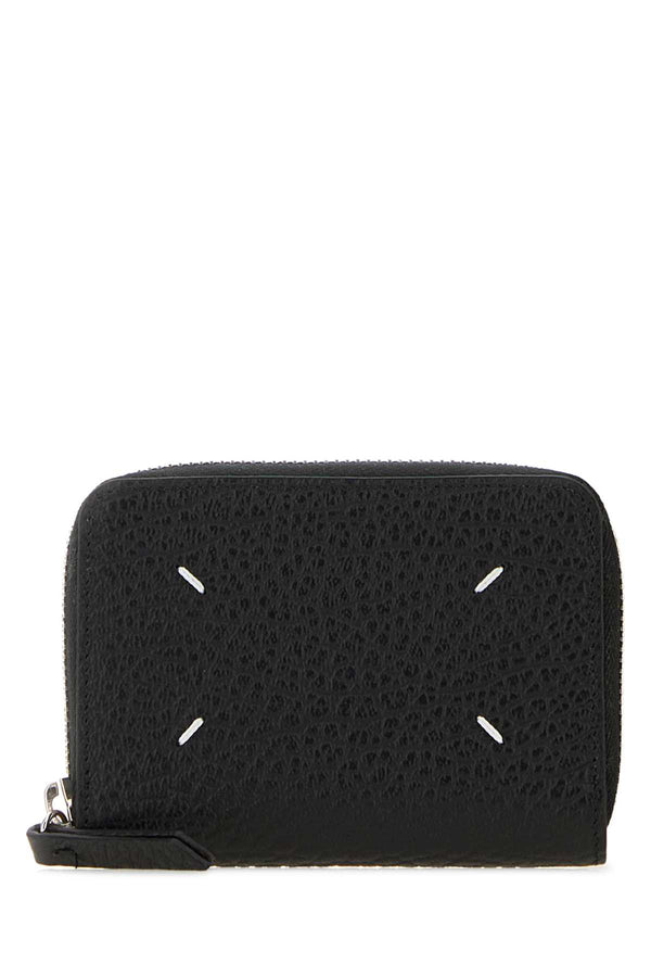 Maison Margiela Holder 100% Bovine leather wallet in black