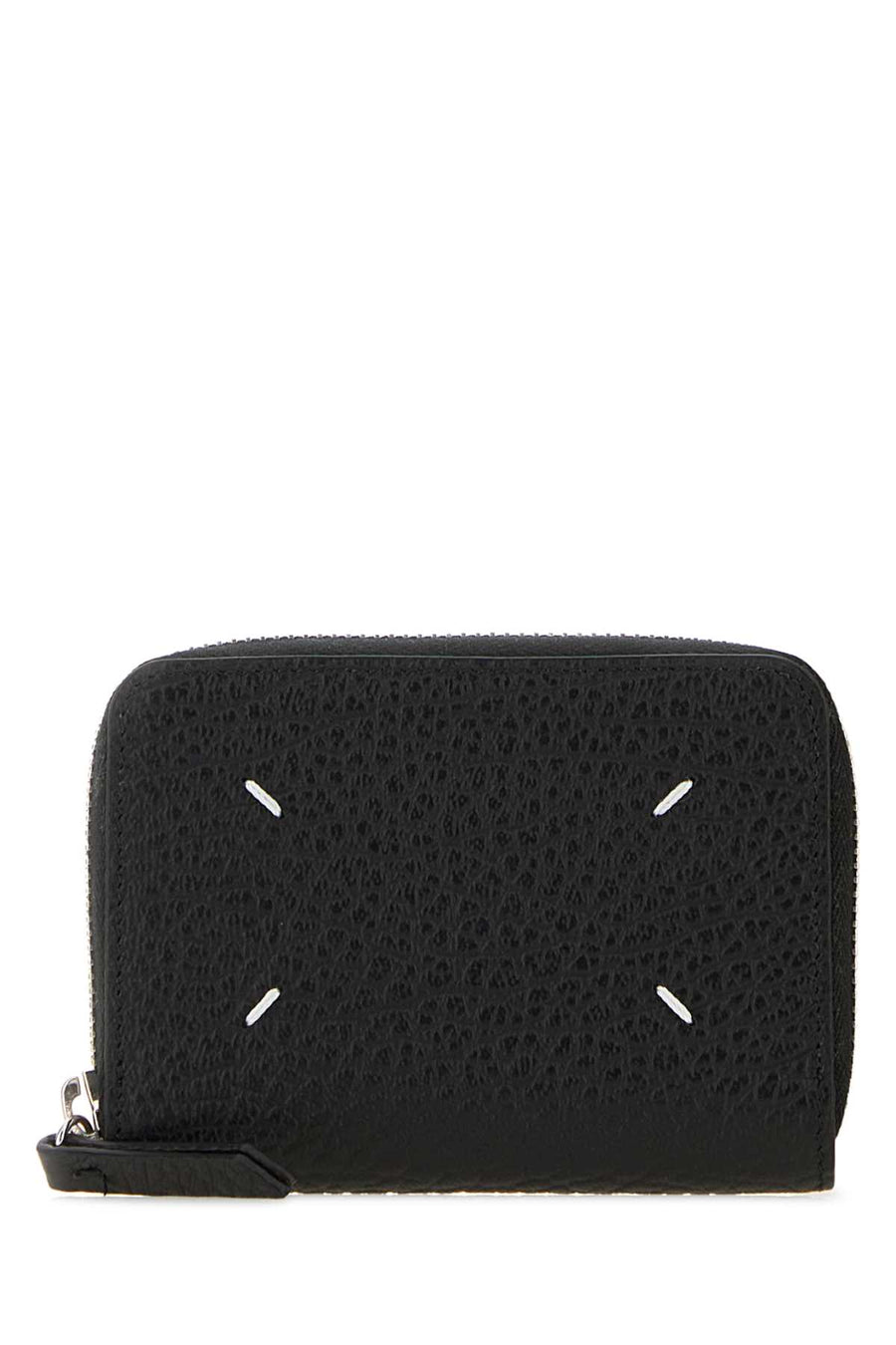 Maison Margiela Holder 100% Bovine leather wallet in black