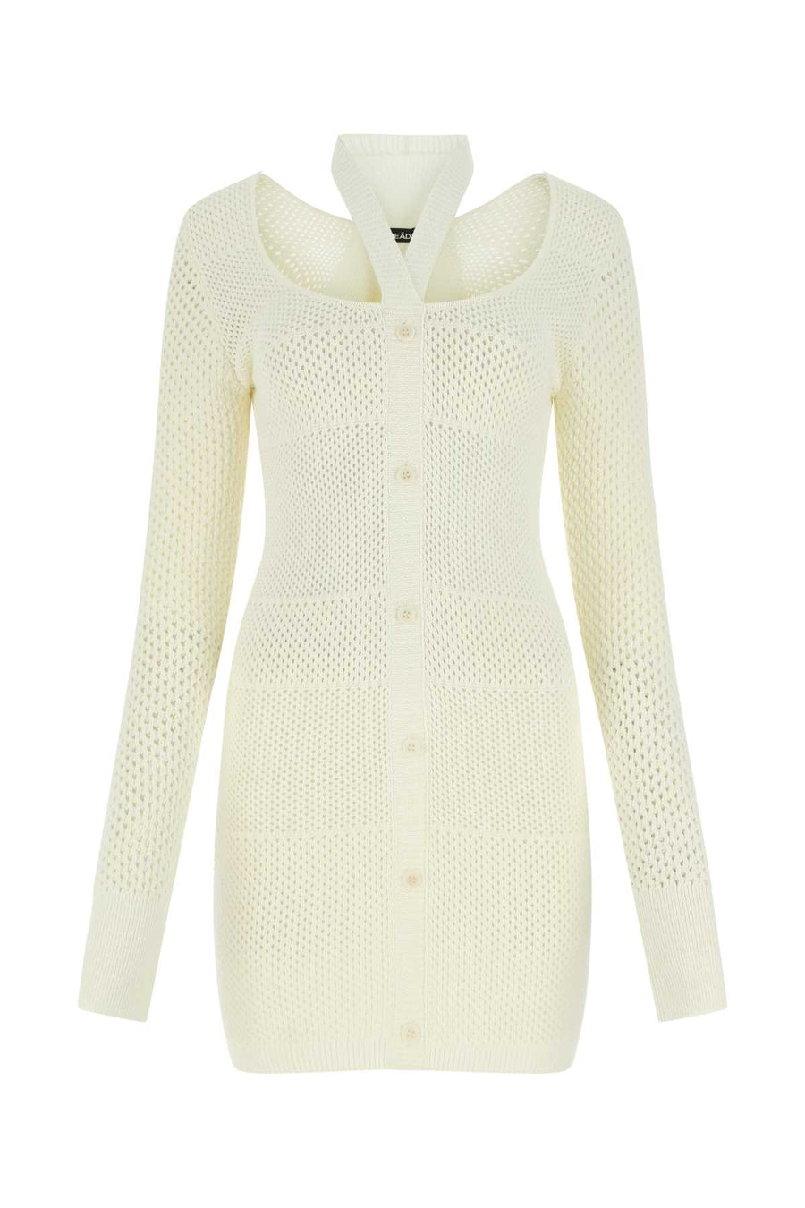 Andrea Adamo 80% Viscose 10% Polyester 9% Nylon 1% Elastane dress in white
