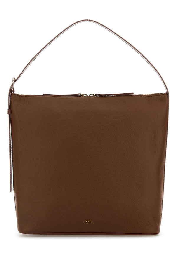 A.P.C. Vera 100% Vache shoulder bag in brown