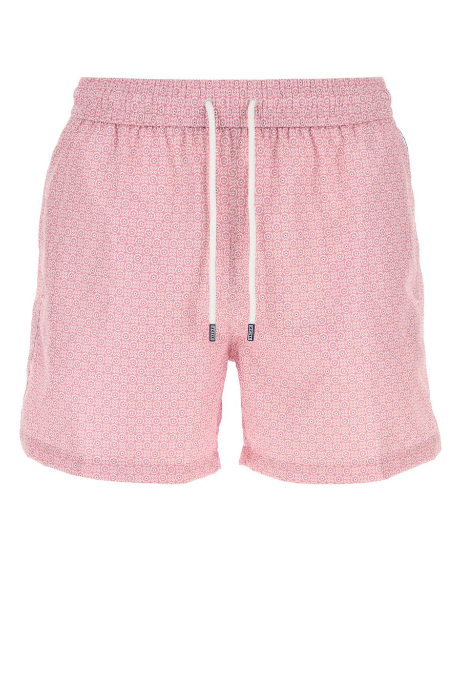 Fedeli Exterior: 100% Polyester swimming shorts in pink