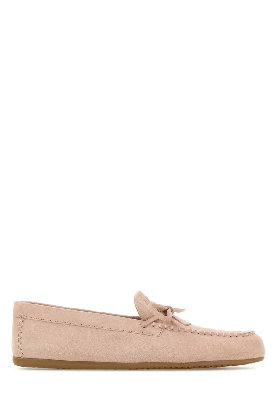 Miu Miu Exterior: 100% Suede loafer in pink