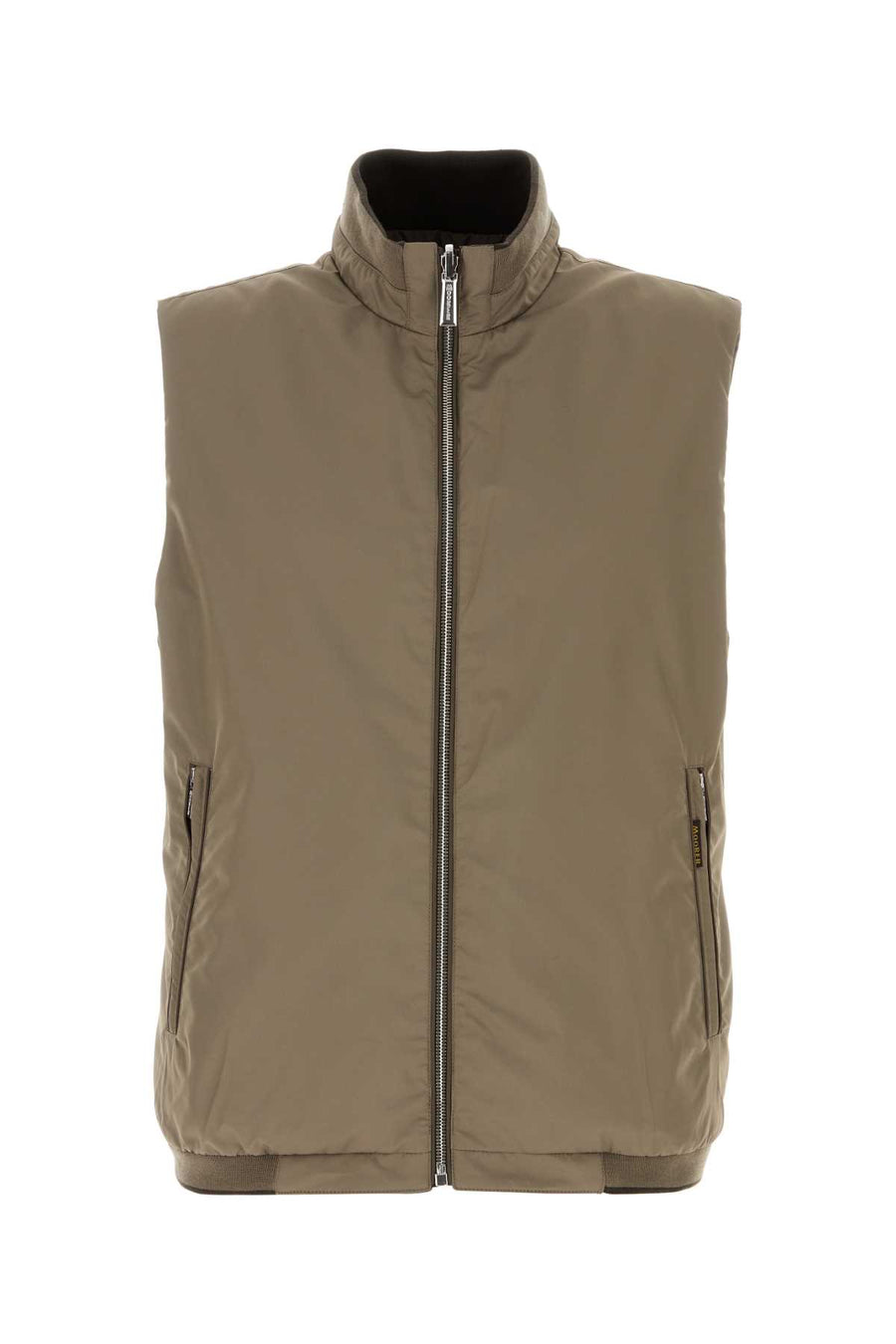 Moorer 100% Polyester gilet in beige
