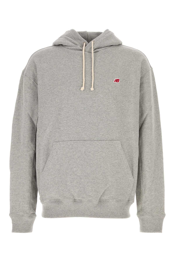 New Balance Core 95% Cotton hoodie in gray