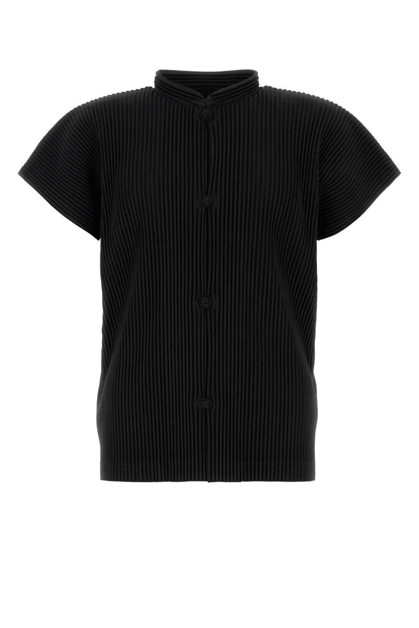 Homme Plisse' Issey Miyake Colors 100% Polyester shirt in black