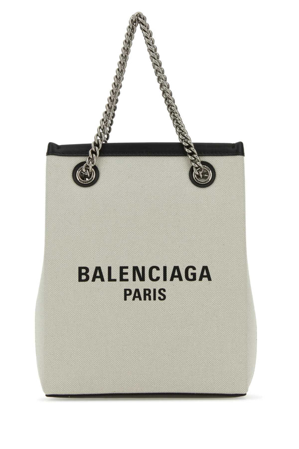 Balenciaga Cotton 80% tote bag in beige
