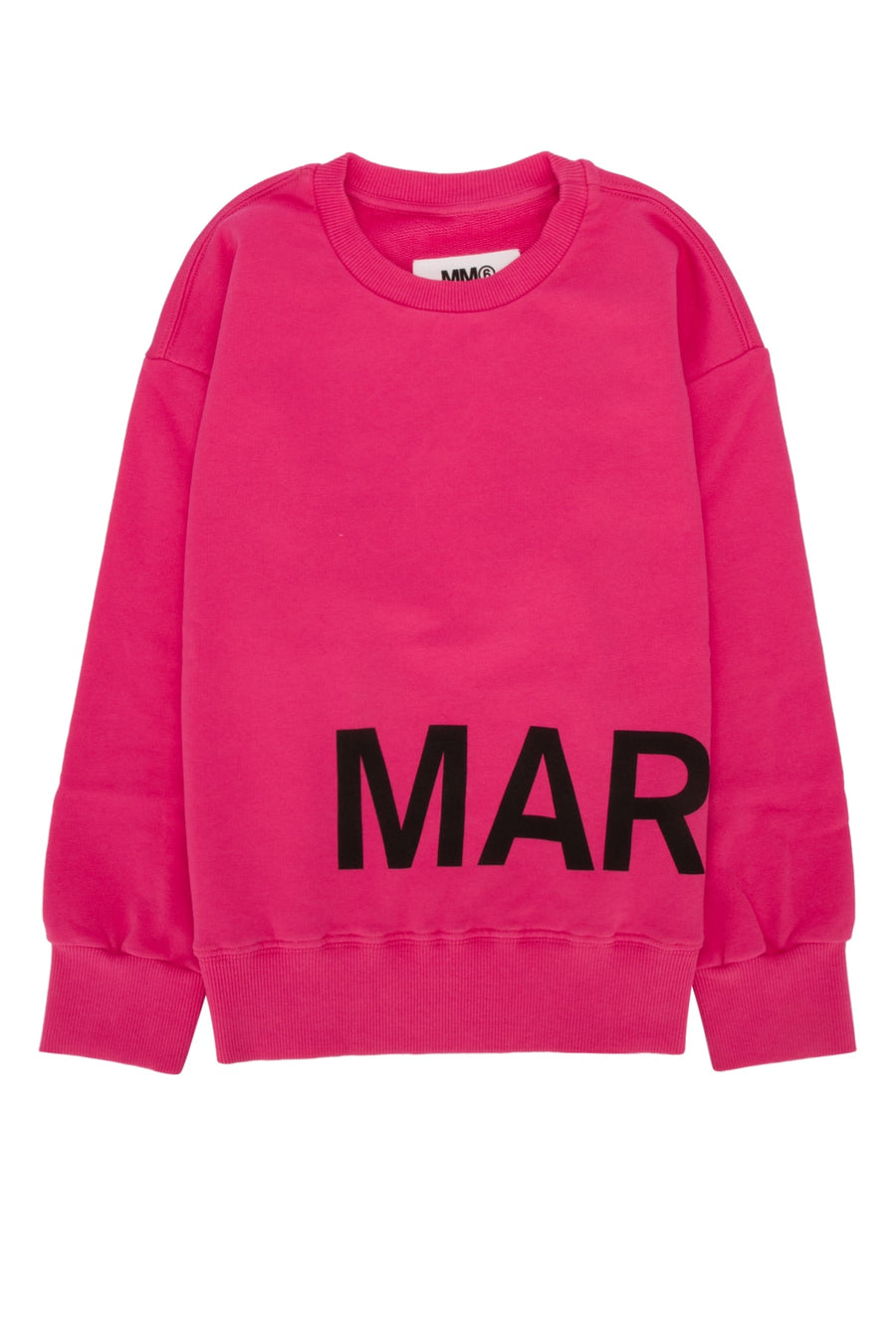 Mm6 Kids 100% Cotton sweatshirt in pink