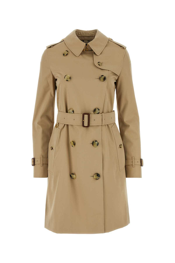 Burberry 100% Cotton trench coat in beige