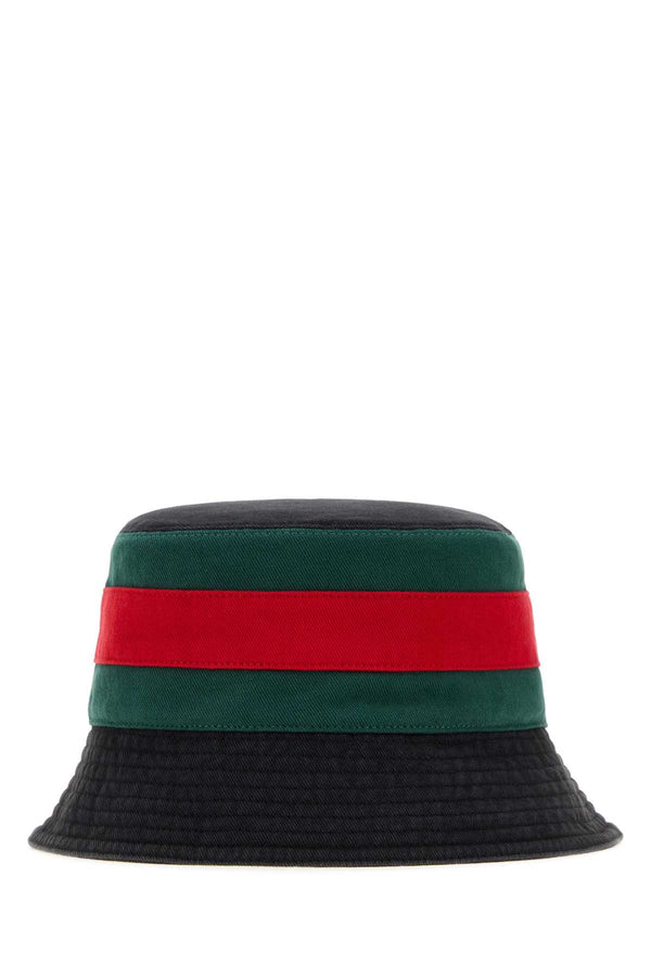 Gucci Aiden Cotton bucket hat in black