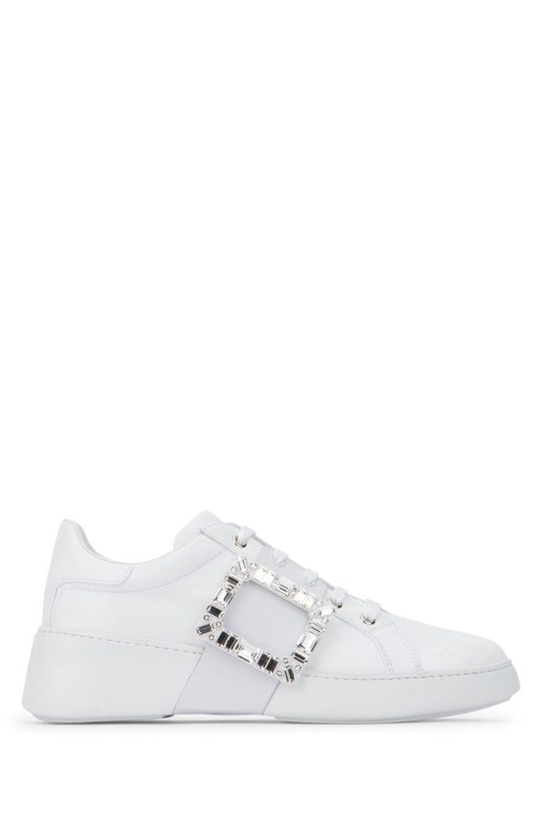 Roger Vivier Skate 100% calfskin sneaker in white
