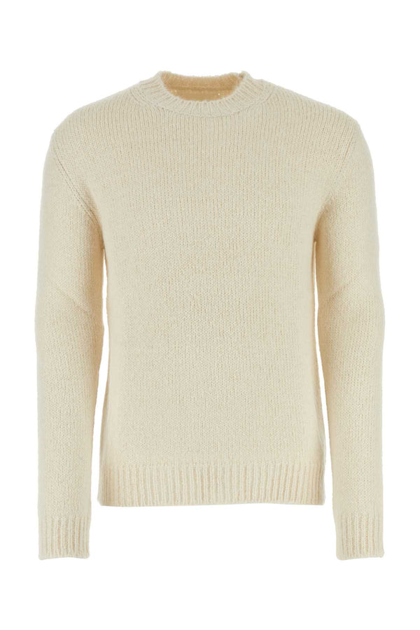 Jil Sander Jumper 81% Alpaca sweater in beige