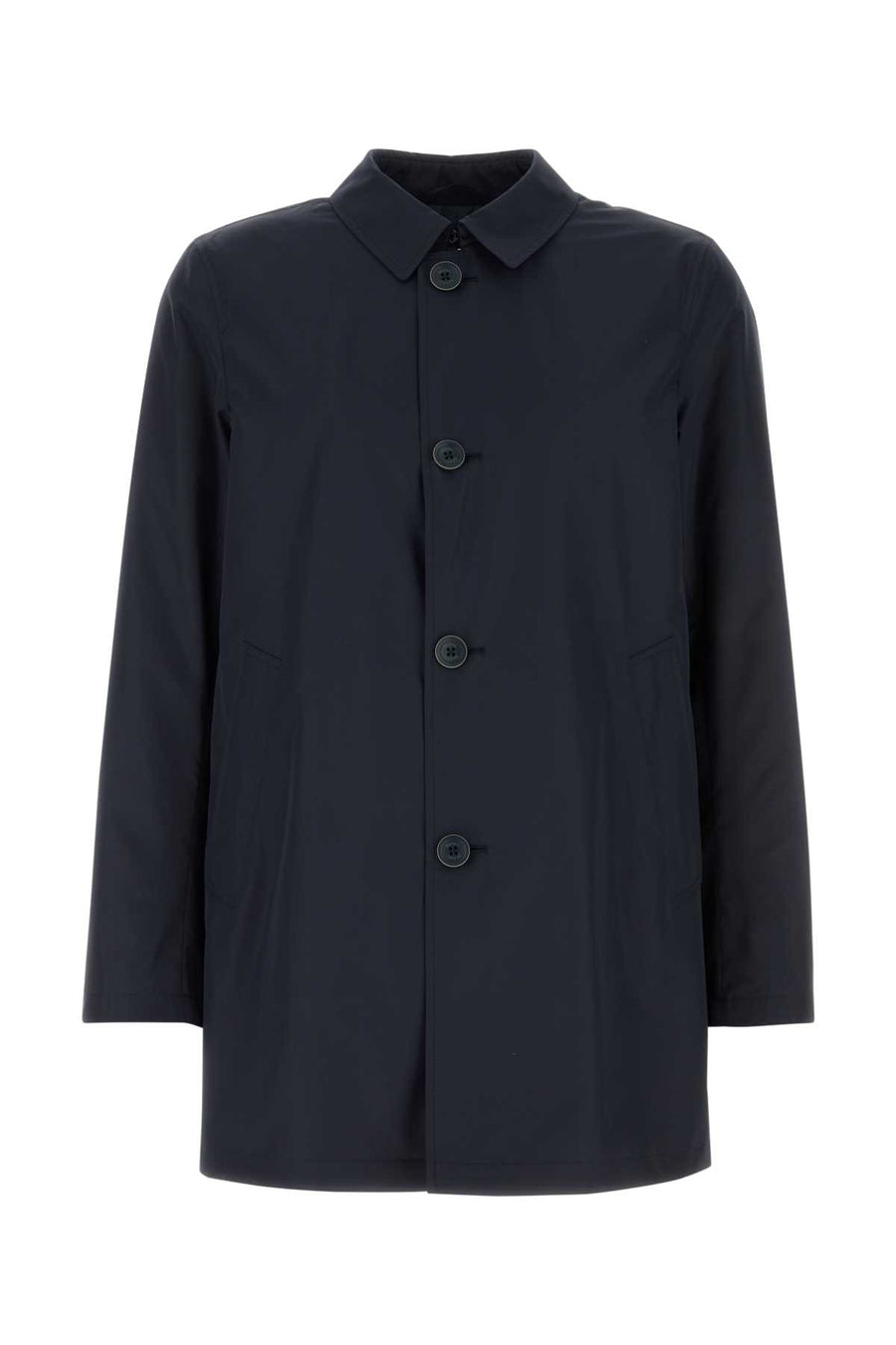 Herno Exterior: 100% Polyester; Lining: 100% Cupro jacket in navy