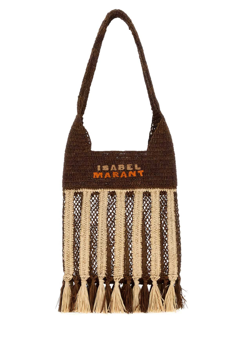 Isabel Marant 100% Raffia shoulder bag in brown