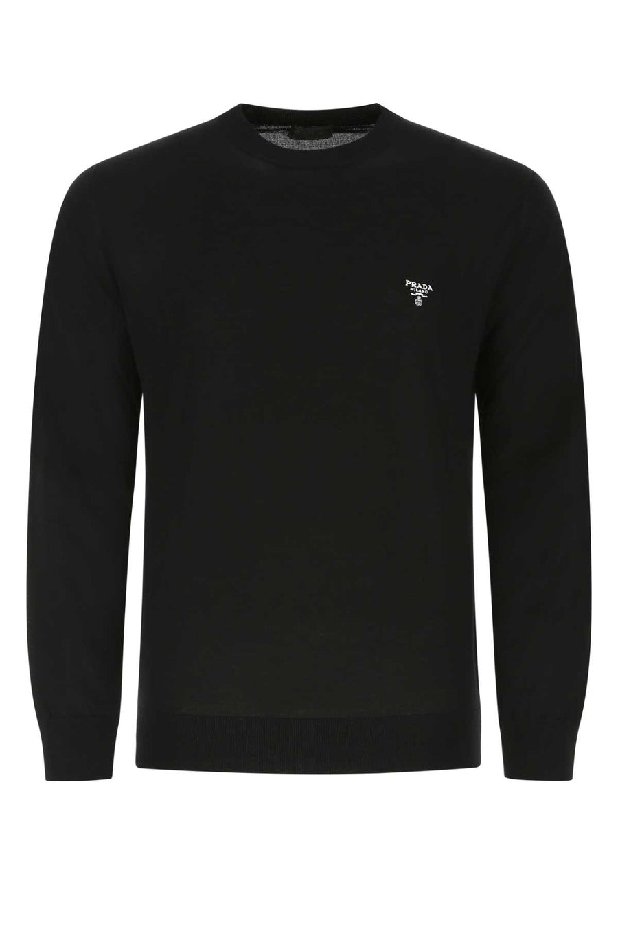 Prada 100% Virgin Wool sweater in black