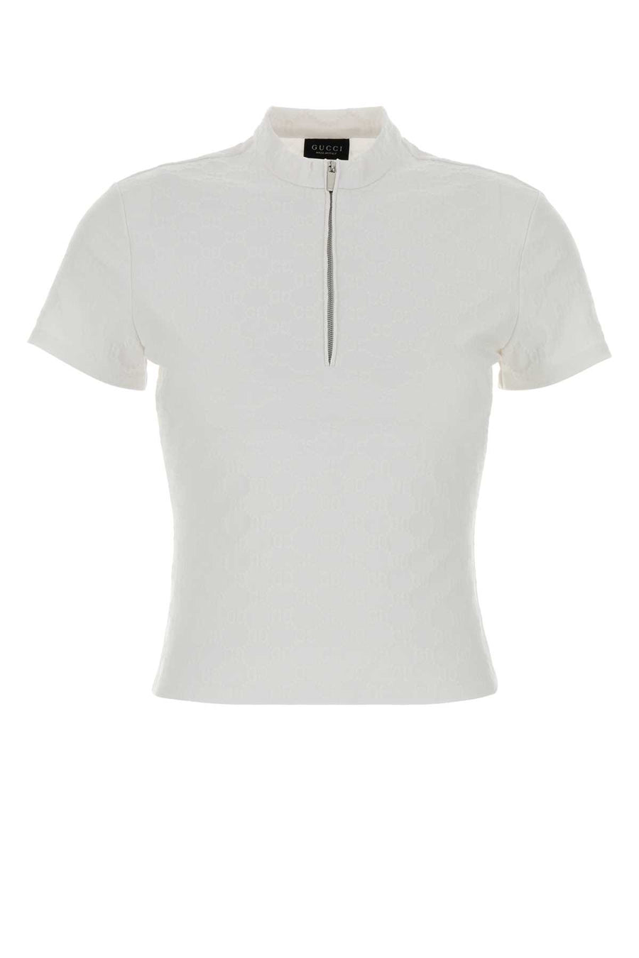 Gucci Tops 87% Nylon blouse in white