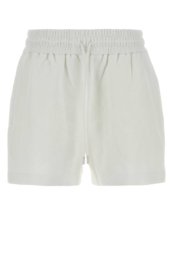 Gucci Shorts 99% Nylon bermuda shorts in white