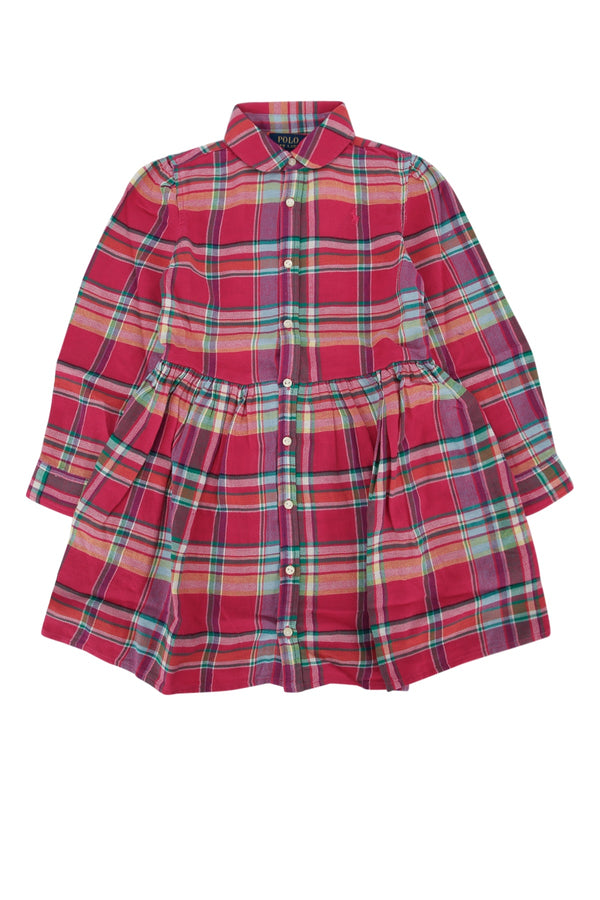 Polo Ralph Lauren Jr Shirt Cotton shirt dress in red