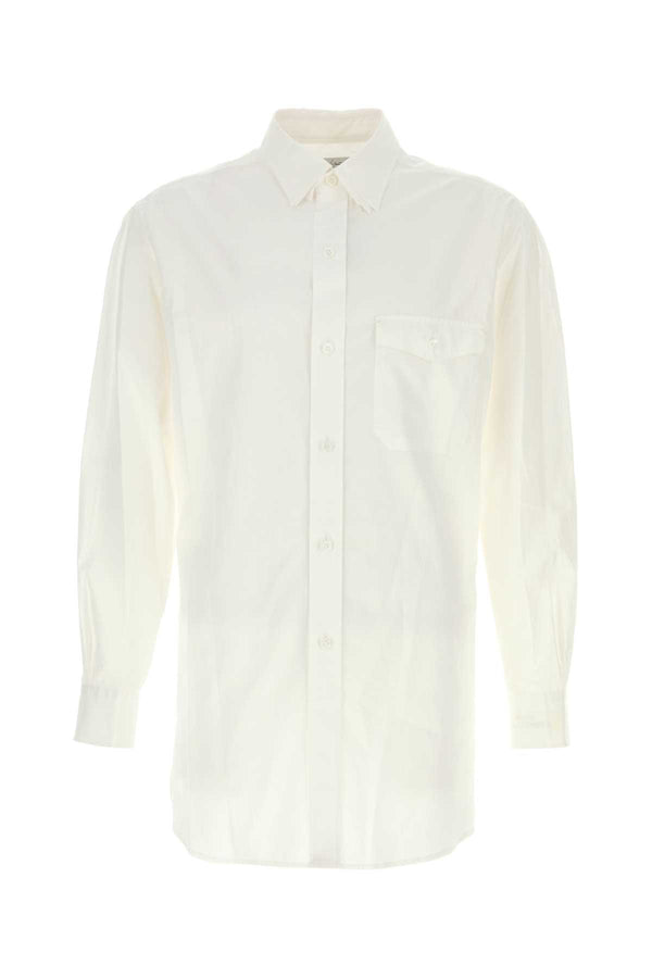 Yohji Yamamoto Collar 100% Cotton shirt in white