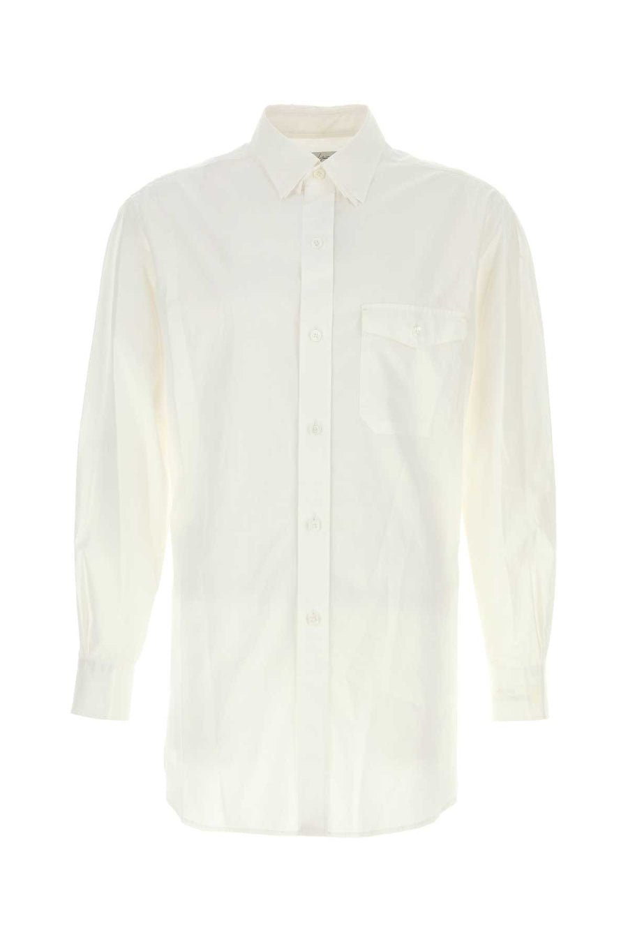 Yohji Yamamoto Collar 100% Cotton shirt in white