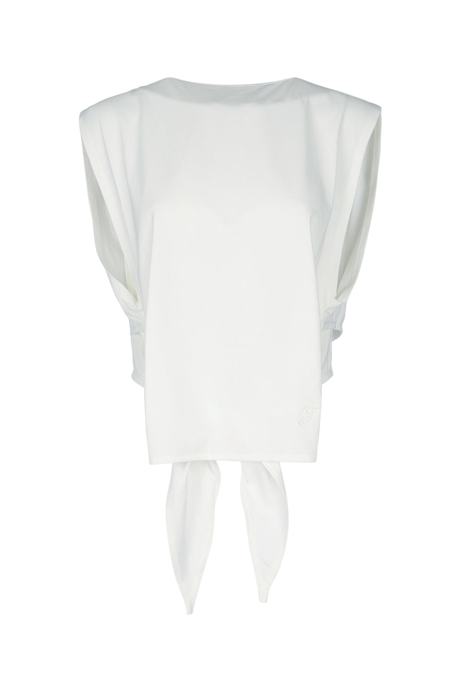 Jacquemus Marcel 57% paper sweater in white