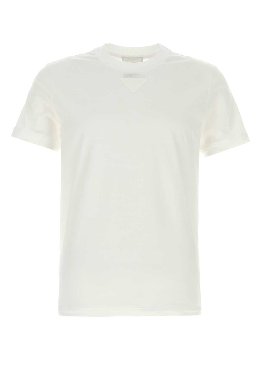 Prada 100% Cotton t-shirt in white