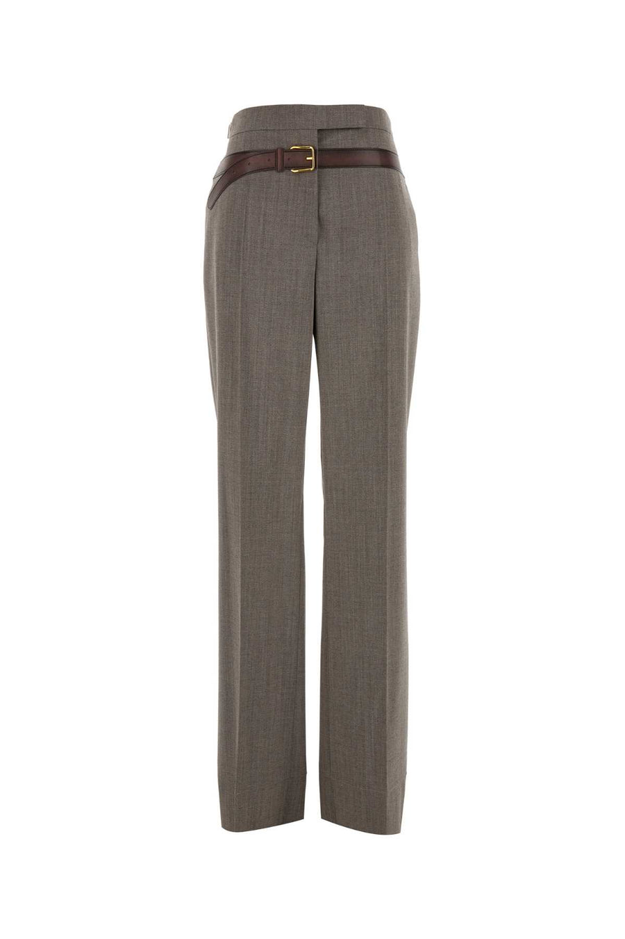 Prada 55% Polyester trousers in gray
