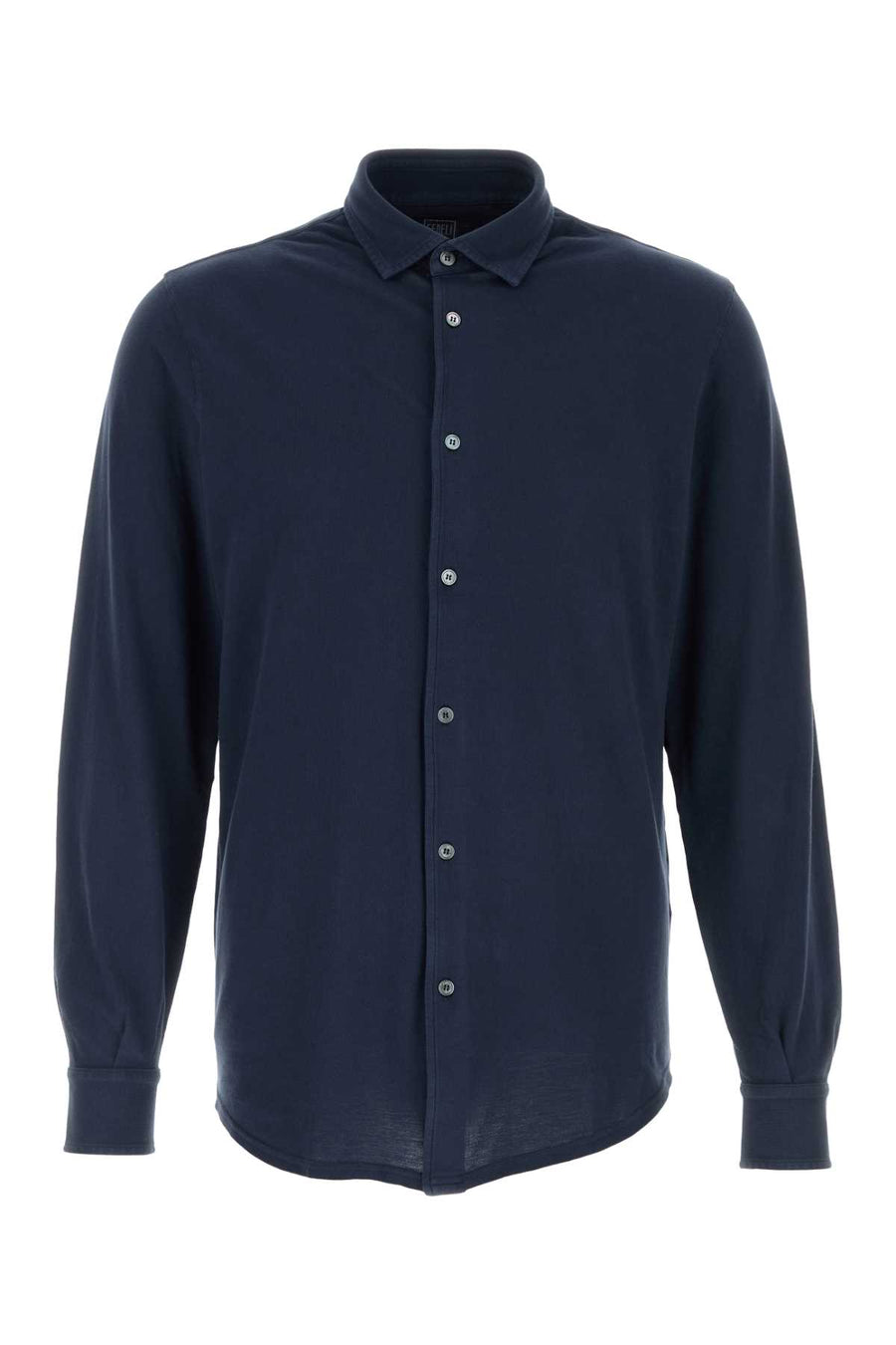 Fedeli Camicia 100% Cotton shirt in navy