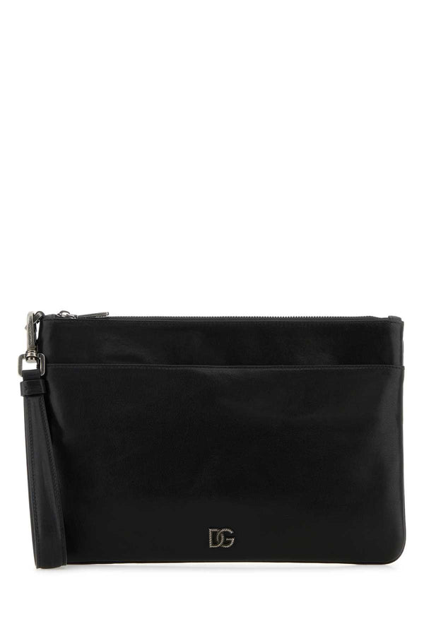 Dolce & Gabbana 100% Vitello clutch in black